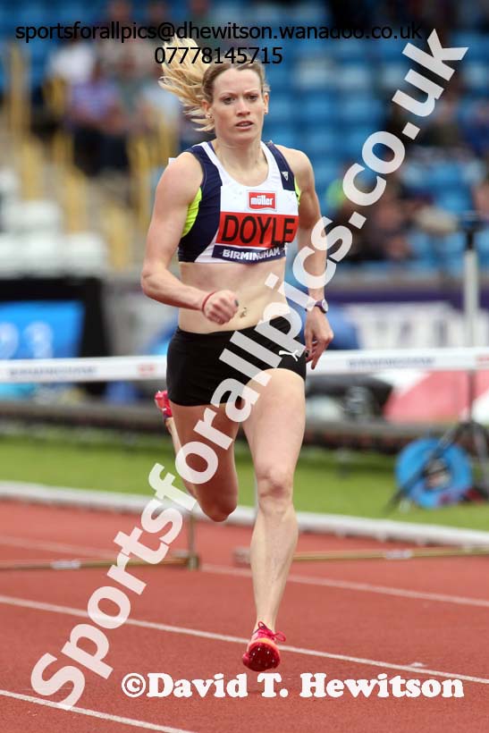 Womens 400 metres hurdles, British Championships, Birmingham. Photo: David T. Hewitson/Sports for All Pics